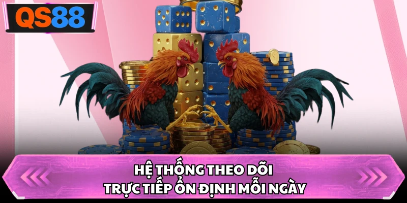 Hệ thống theo dõi trực tiếp ổn định mỗi ngày